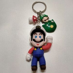 NEW- Mario Keychain with Charms